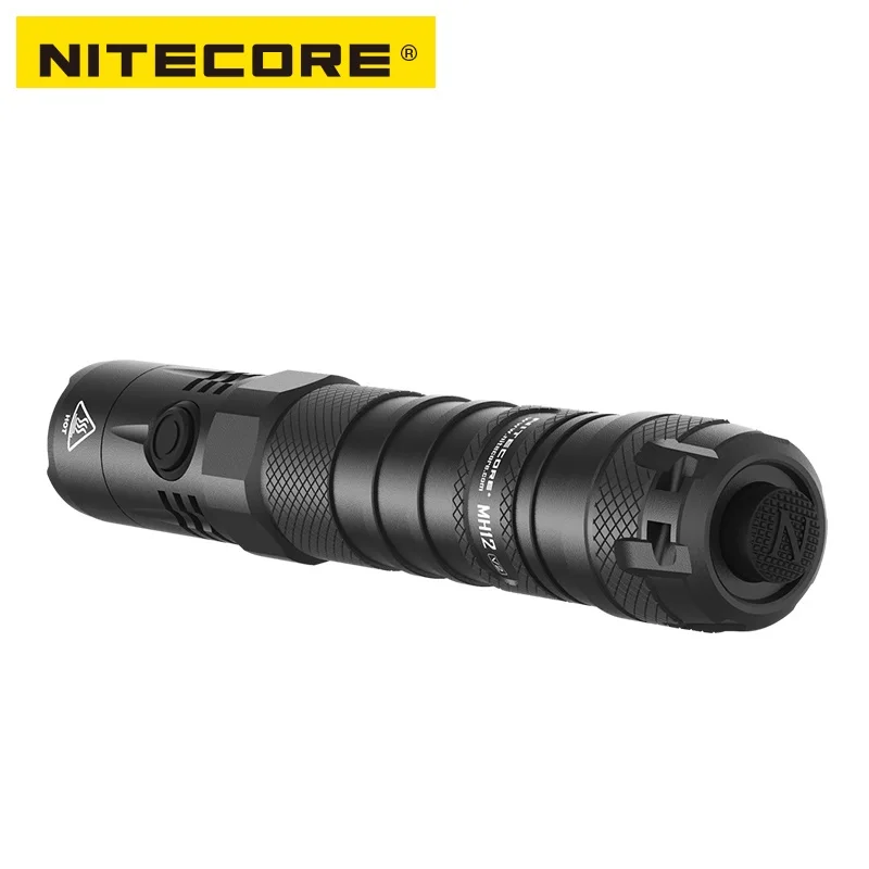 Тактический фонарик NITECORE MH12 V2 1200 люмен Φ V6 USB-C телефон для кемпинга на открытом