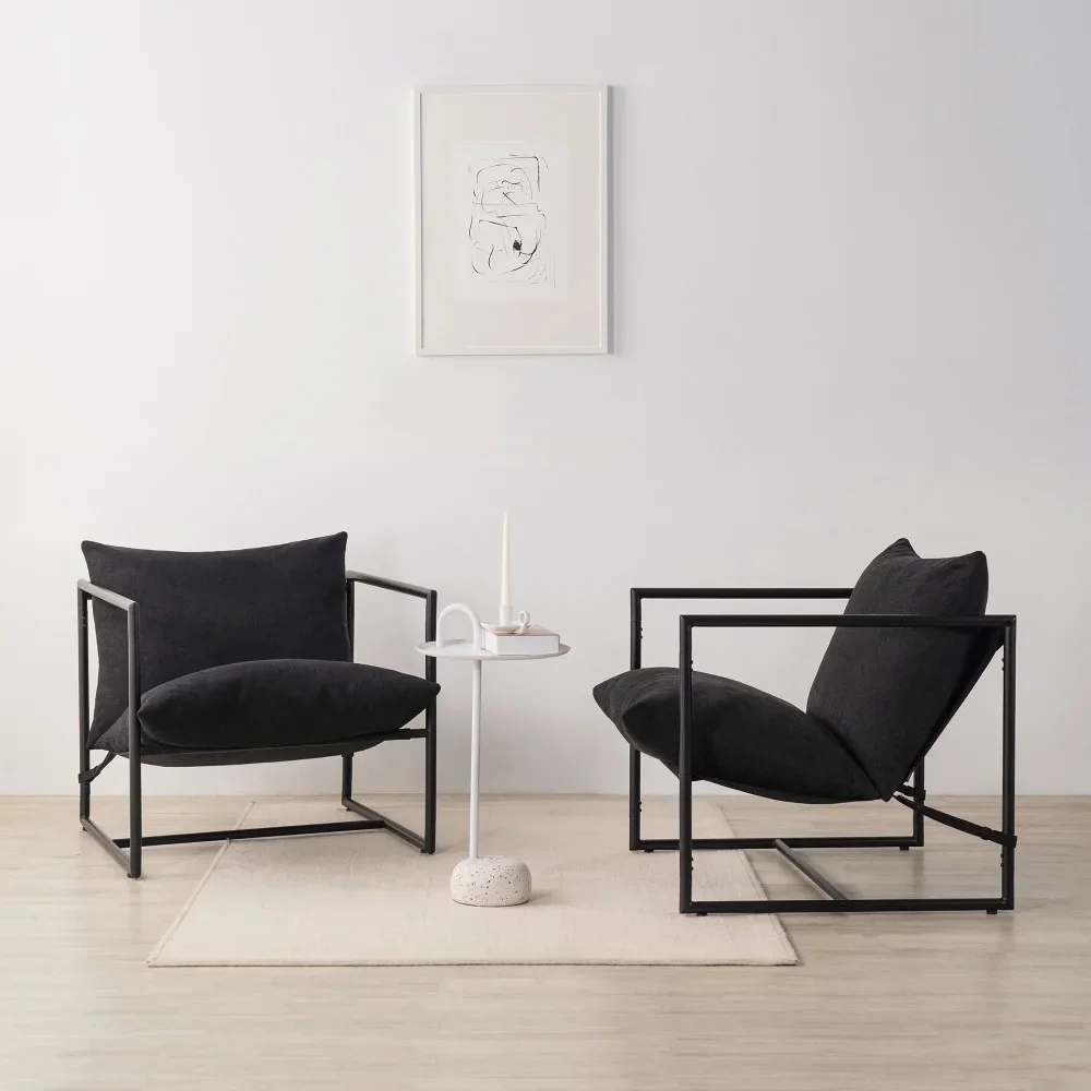 Металлический стул Zinus Aidan с оправой темно-серый