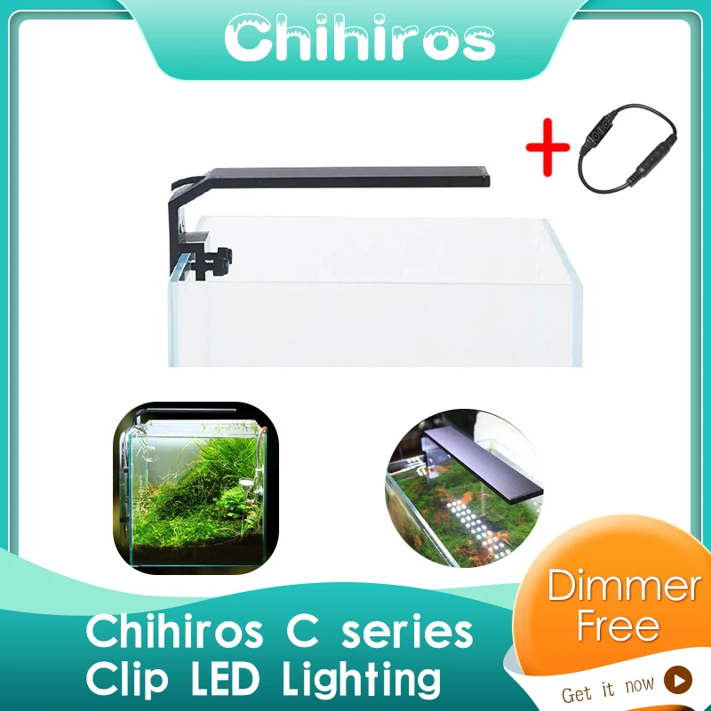 Chihiros C Series ADA Style Plant LED Light Mini Nano Clip Water Proof Aquarium Water Plant Fish Tank Commander Smart Controller