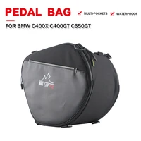 motorcycle scooter pedal bag waterproof toobags for bmw c400x c400gt c650gt c 400x 400gt shoulder saddlebags storage tank bags
