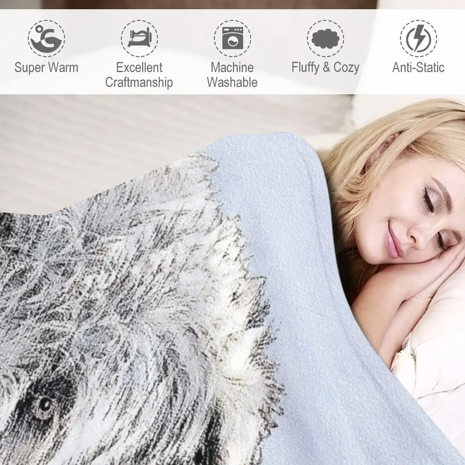 Ирландское одеяло с волчьим краем роскошные стеганые одеяла