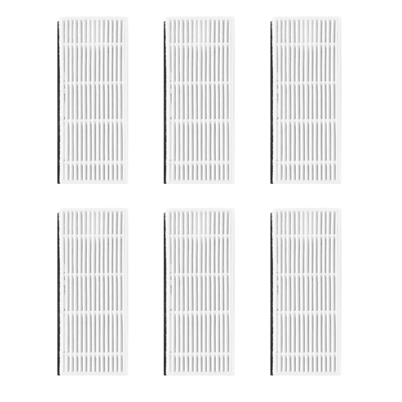 

Top Deals 6Pcs High Quality HEPA Filter Accessories Replacement For Proscenic M8 Pro Robot Vacuum Cleaner