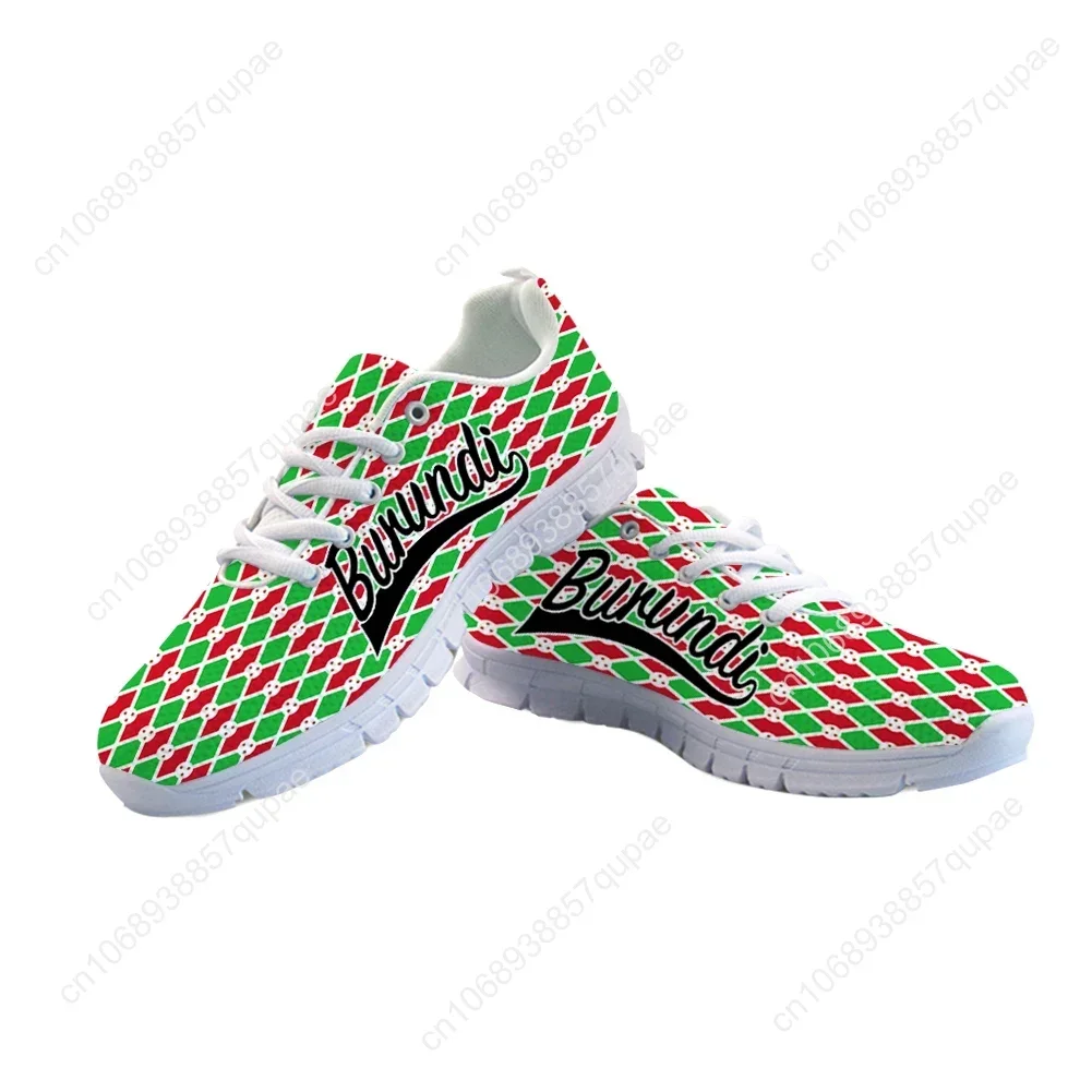 Burundi Youth Free Custom Made Name Number Bdi Country Nation Flag Bi French Burundian Print Photo Logo Mesh Casual Shoes