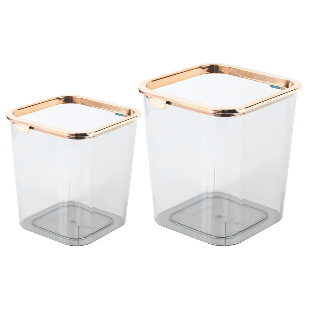 

Trash Can Desk Rubbish Bin Bedroom Garbage Kitchen Wastebasket Cute Bathroom Large Capacity