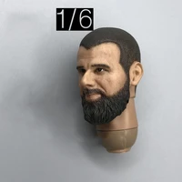 for sale 16 military pmc army soldier male beard head sculpture carving model for 12inch action figures collectable