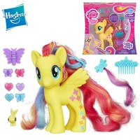 hasbro genuine anime figures my little pony series fluttershy rarity action figures model collection hobby gifts toys for kids