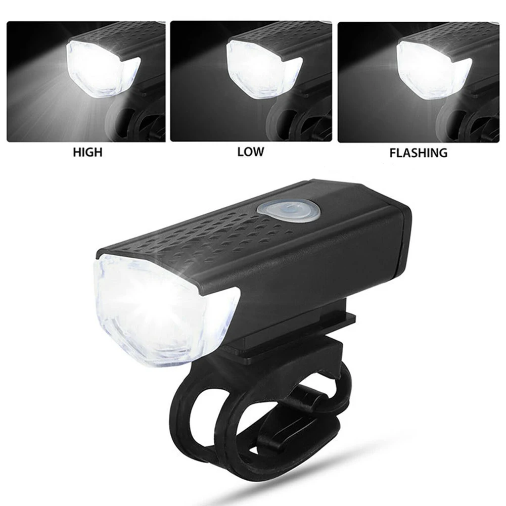 

Mountain Bike Front and Rear Lights, USB Rechargeable Safety Torch, Waterproof