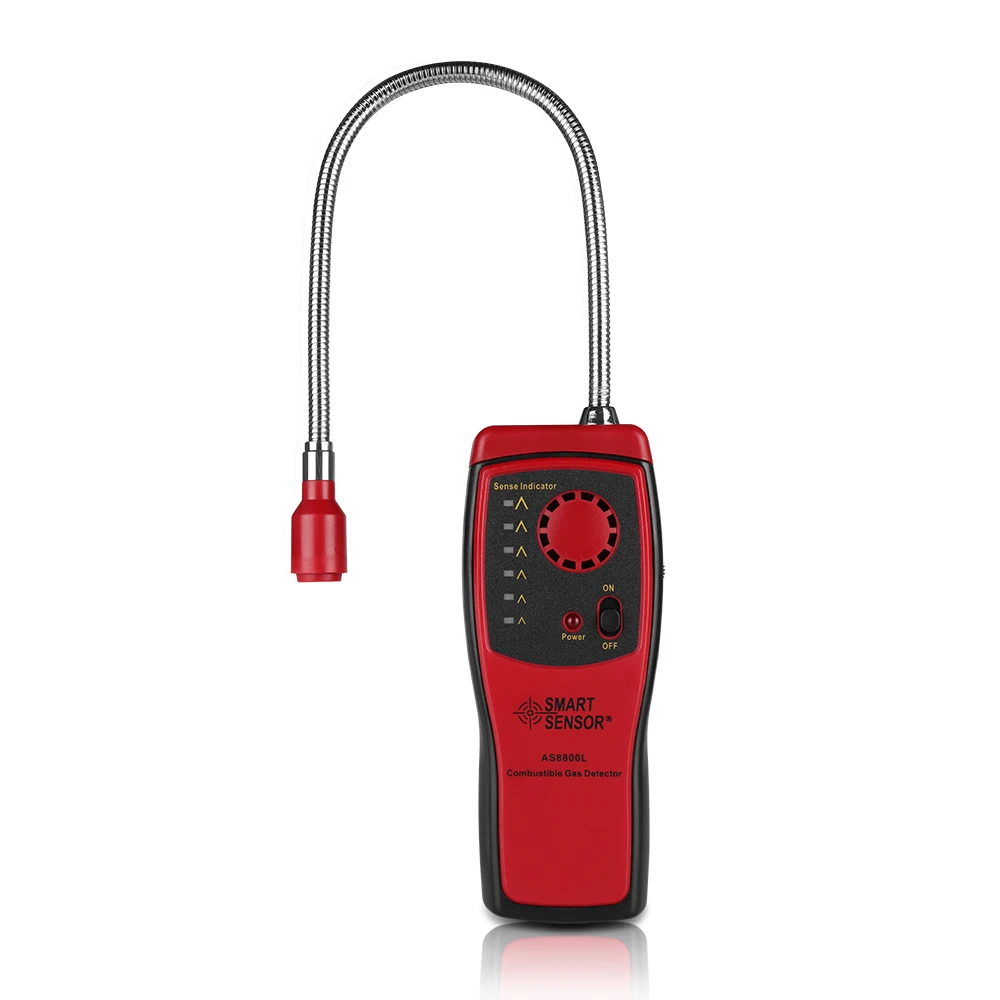 

Gas Analyzer Gas Leak Detector Combustible Gas Analyzer Monitor Flammable Natural Gas Leak Location Determine Meter AS8800L
