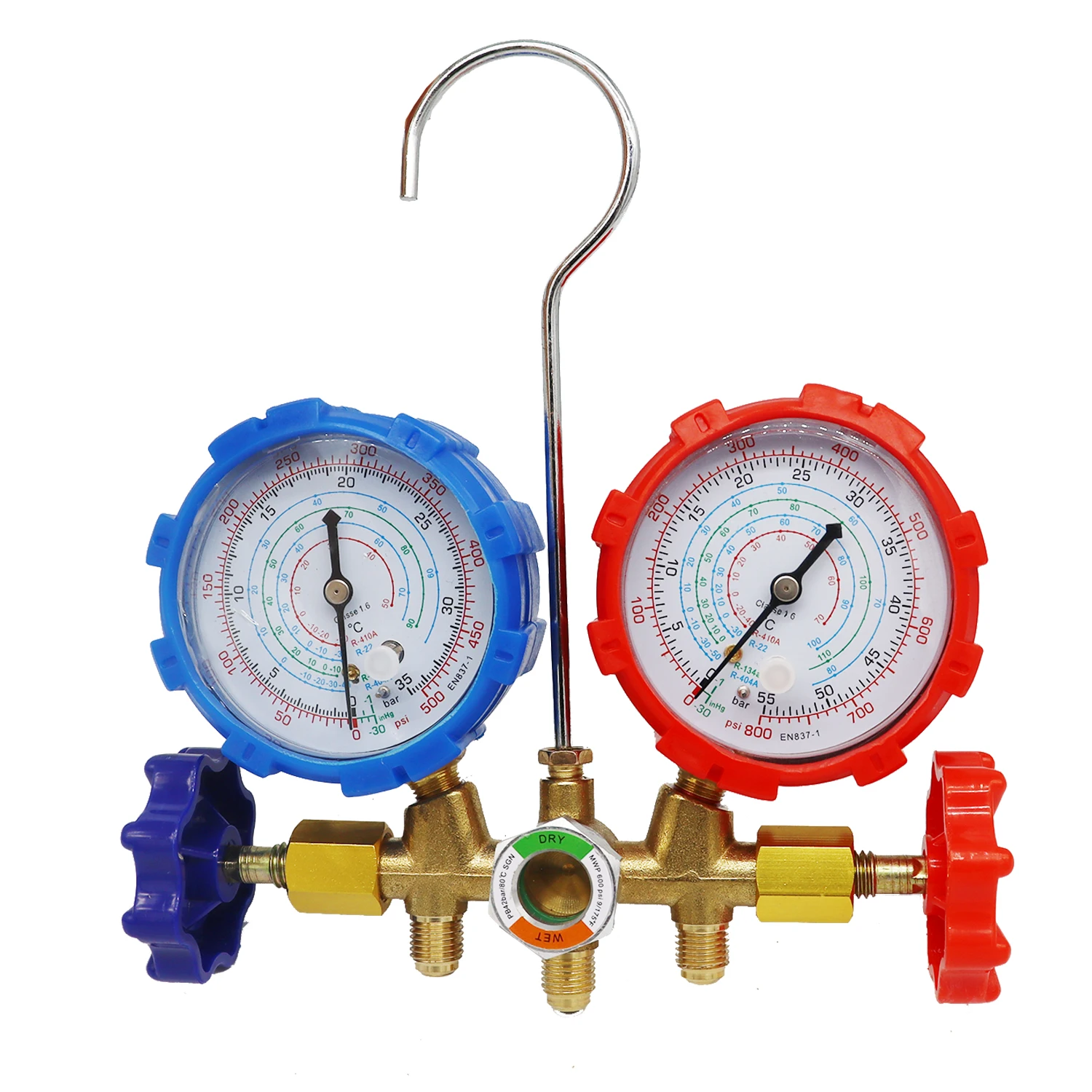 Диагностический манометр переменного тока R410a 3 способа