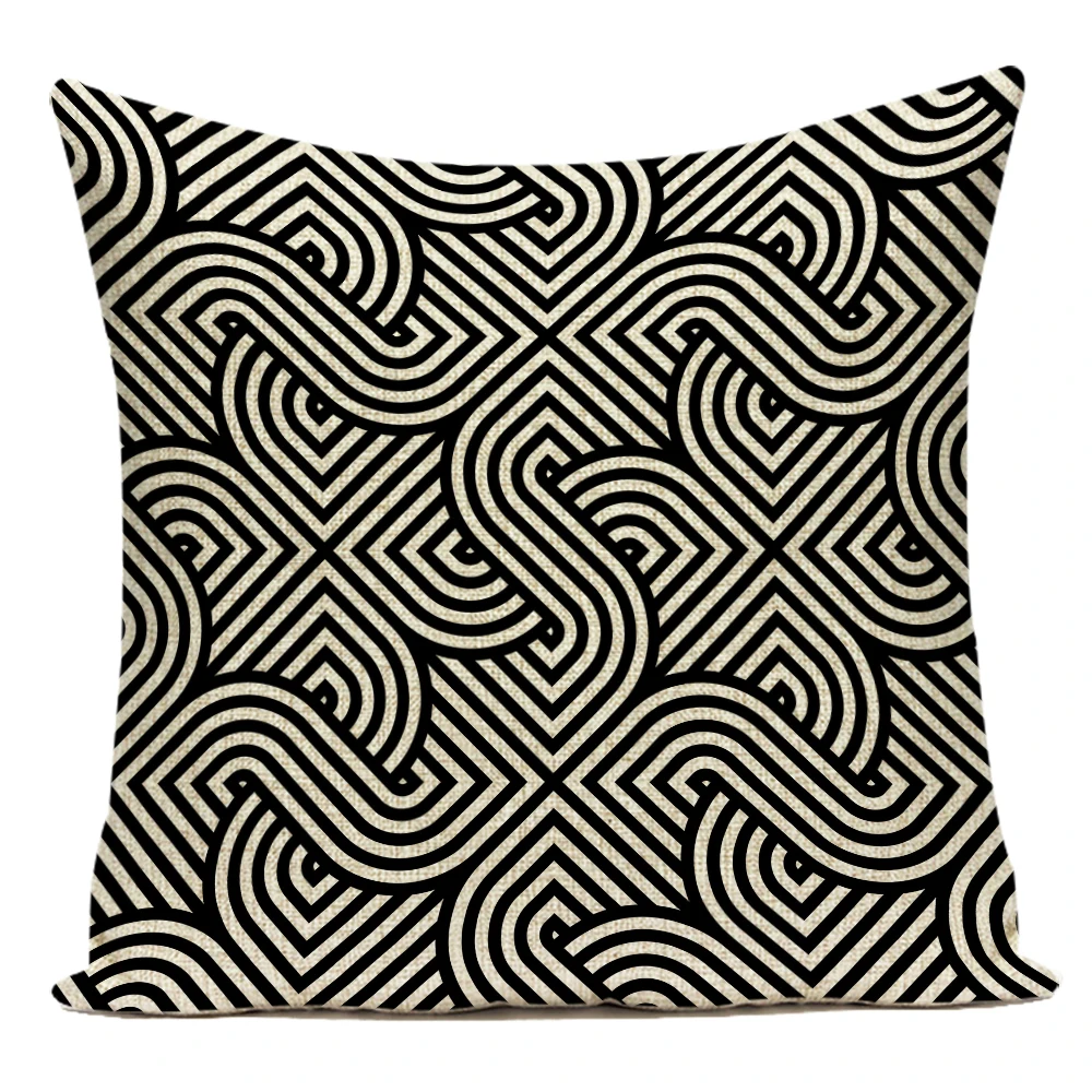 

Velvet Cushion Cover Simple Modern Home Decoration 2023 Decorative Cushion Sofa Nordic Office 45x45cm Art Geometry Stripes E2305