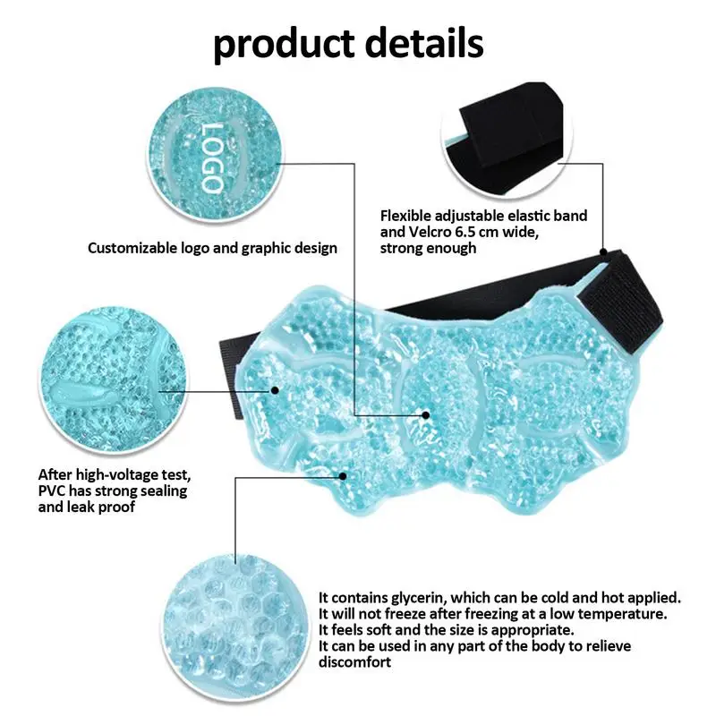 Ледяной пакет ледяной для лодыжки горячий холодный гелевый с быстрой упаковкой
