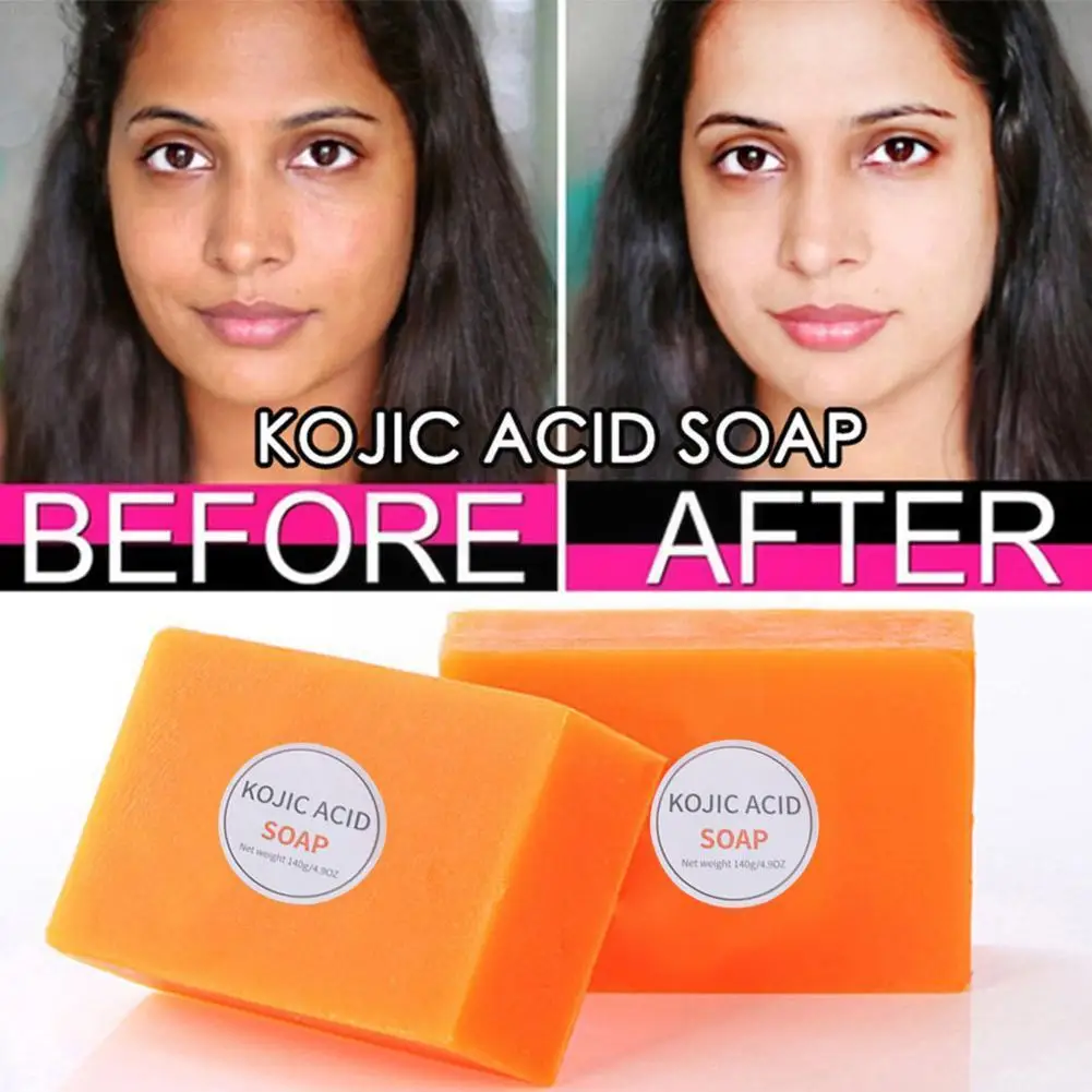 

Kojic Acid Handmade Soap Dark Black Skin Cleansing Soap Bleaching Glutathione Kojic Lightening Soap Whitening Soap Soap K5P8