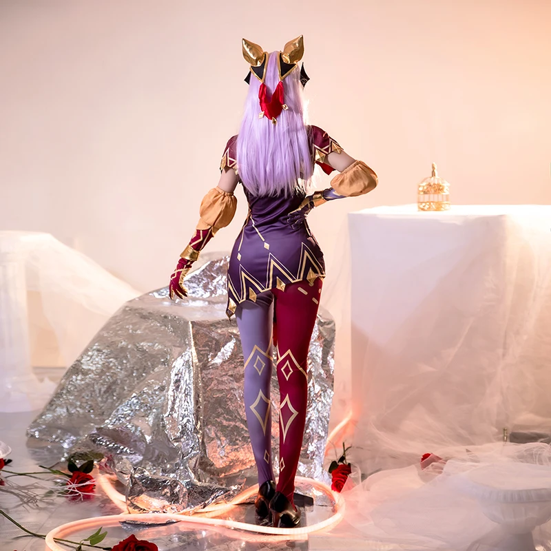 ROLECOS LOL Arcana Ahri Cosplay Costume Ahri Costumes Cosplay Sexy Women Suit Cosplay Outfit Halloween Outfit Full Set