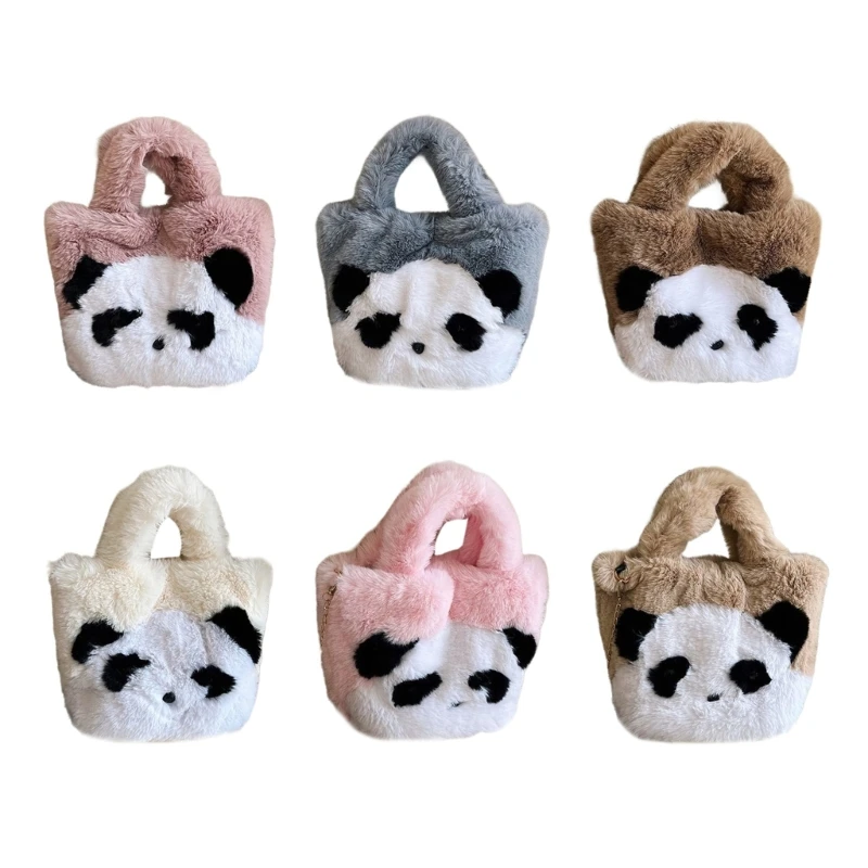 

E74B Fashionable Plush Shoulder Bag Cute and Stylish Handbag Crossbody Bags for Women and Girls
