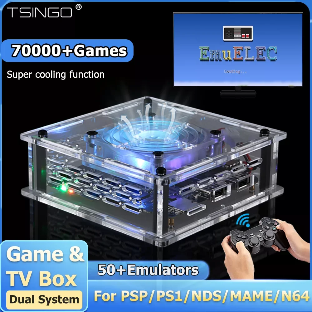 

Super Console X Pro Max 4K Dual System Arcade Box with 70000+Classic Games Video Game Console For PSP/PS1/N64/DC with Gamepad