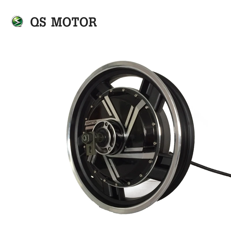 

High Quality QSMotor 16*3.0inch 6000W 273 45H V2 BLDC Wheel Hub Electric Motorcycle In-Wheel Hub Motor