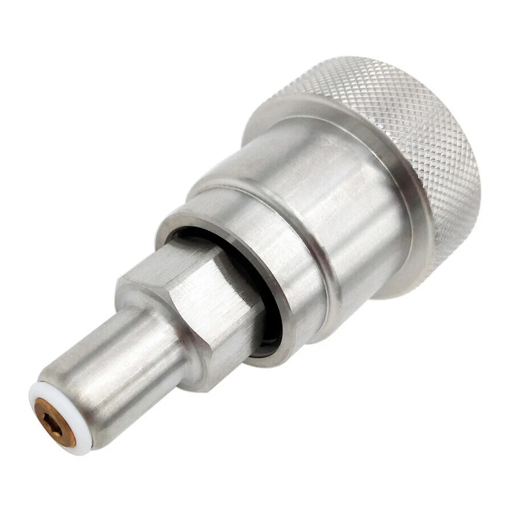 SCBA Firefighting SS-CGA 347 Комплект 1/4 дюйма MNPT Ручная плотная гайка и 3-дюймовый ниппельный