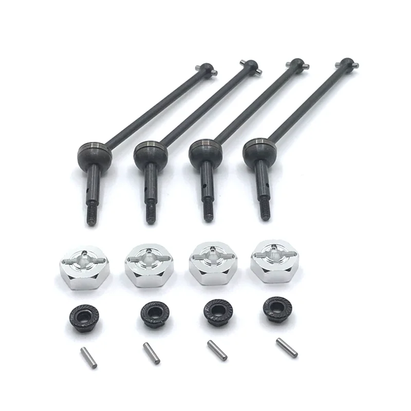 

Metal Upgrade Front and Rear Propshaft 12mm Adapter For WLtoys 144001 144002 144010 124016 124017 124018 124019 RC Car Parts
