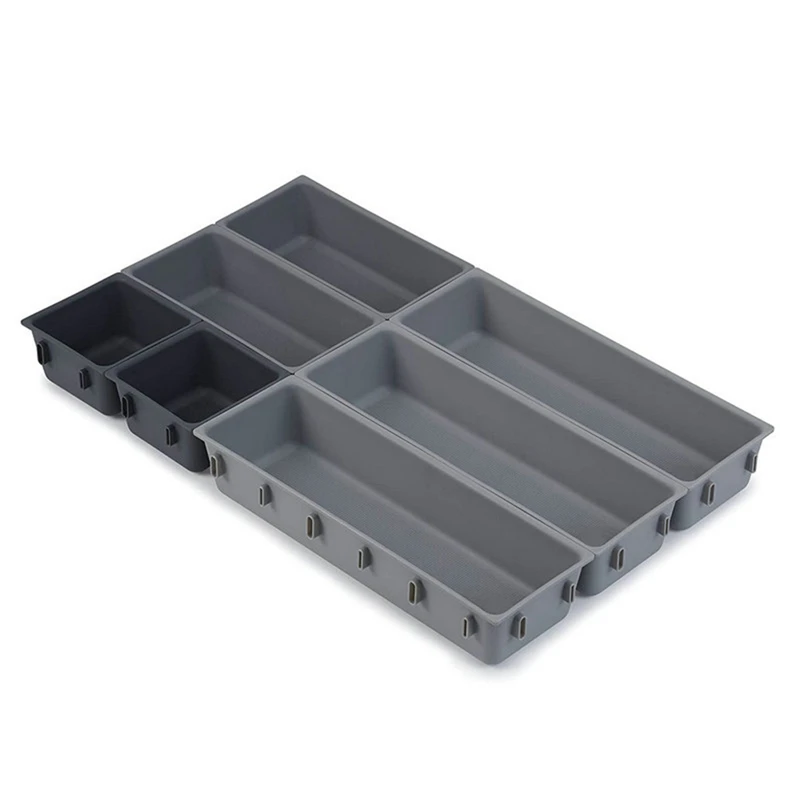 

Cutlery Tray Organizer Box In Drawer Kitchen Utensil Organizer Separation Finishing Shelf Tableware Storage Box