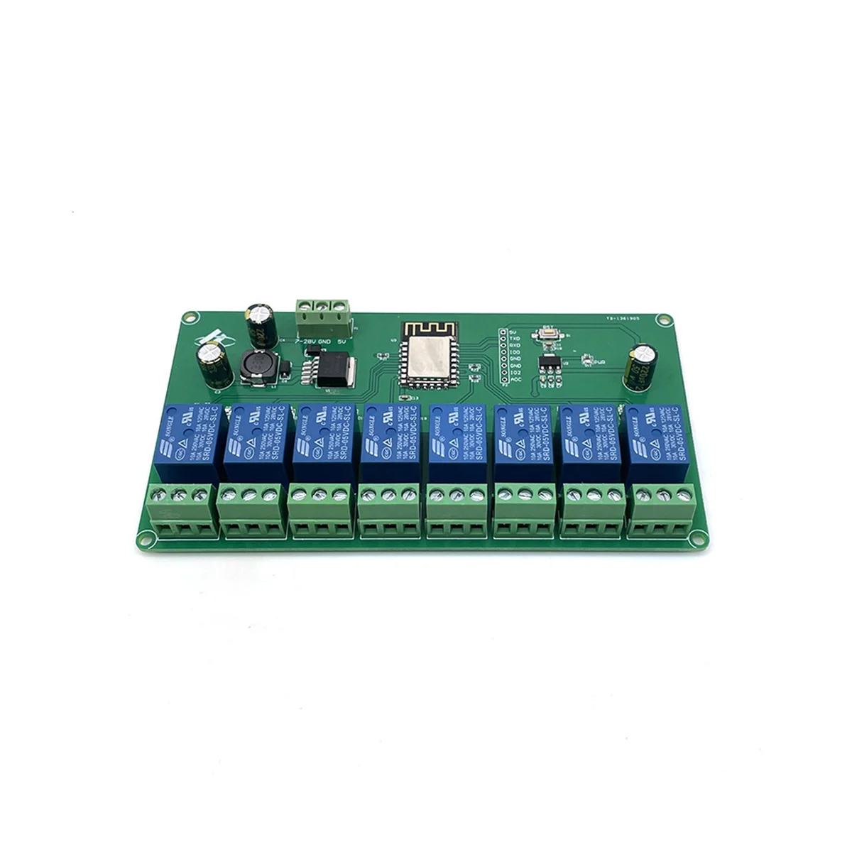 Беспроводной Wi-Fi релейный модуль ESP8266 8-канальная плата для разработки 5 В/7-28 В