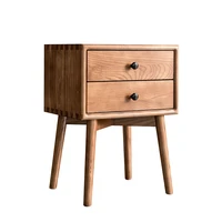 nordic solid wood bedside cabinet modern minimalist small cabinet bedroom ash wood bedside storage cabinet