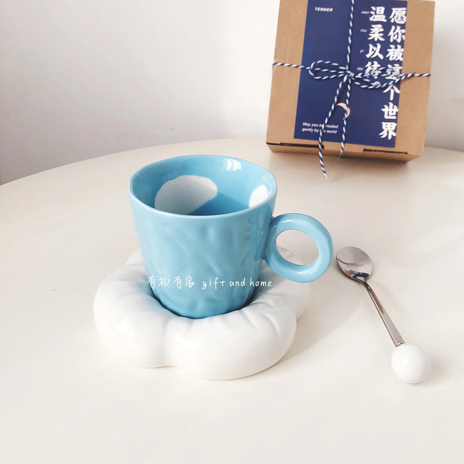 

Cute Cup Luxury Coffee Coffee Cup and Saucer Set Drink Tea Desktop Ornament Exquisite Suit Cupshe Tableware Dish Cafe Drinkware