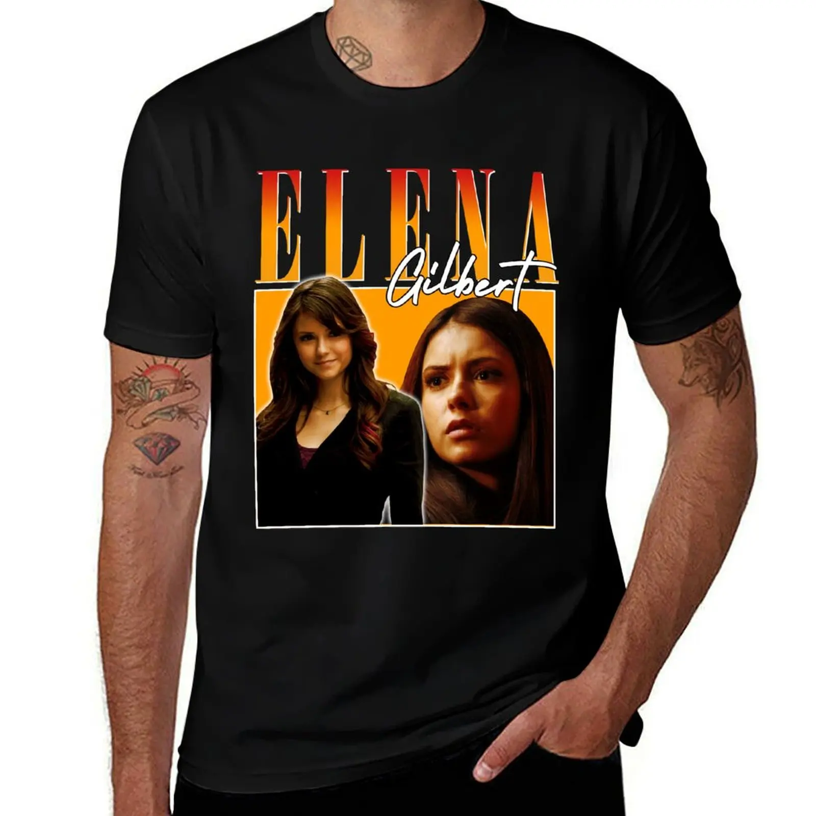 Фото Футболка Elena Gilbert для занятий в спортзале с коротким рукавом №1