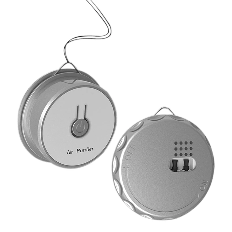 

Air Purifier Necklace Portable Small Hanging Neck Negative Ion Generator Purifier For Car Personal Travel