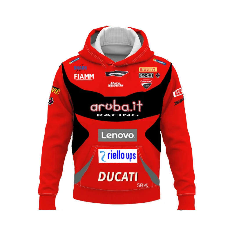 

2021 New Car Wing Hoodie 3D Print Sweatshirt Men Sportswear Zip Hoodies Hiphop Casual Pullover Motorcycle Racing Red Hoody