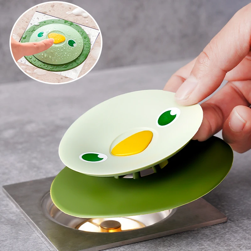 

Sink Silicone Drain Strainer Hair Catcher Rubber Shower Bathtub Floor Anti-blocking Filter Bathroom Accessories home bathroom