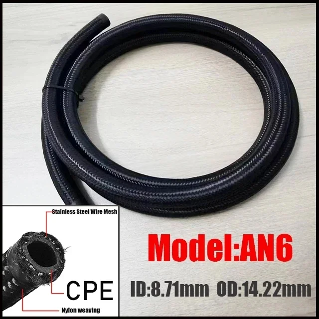 

Автомобильный топливный шланг AN4 AN6 AN8 AN10 AN12 AN16 AN20 нейлон сталь 1-10 м