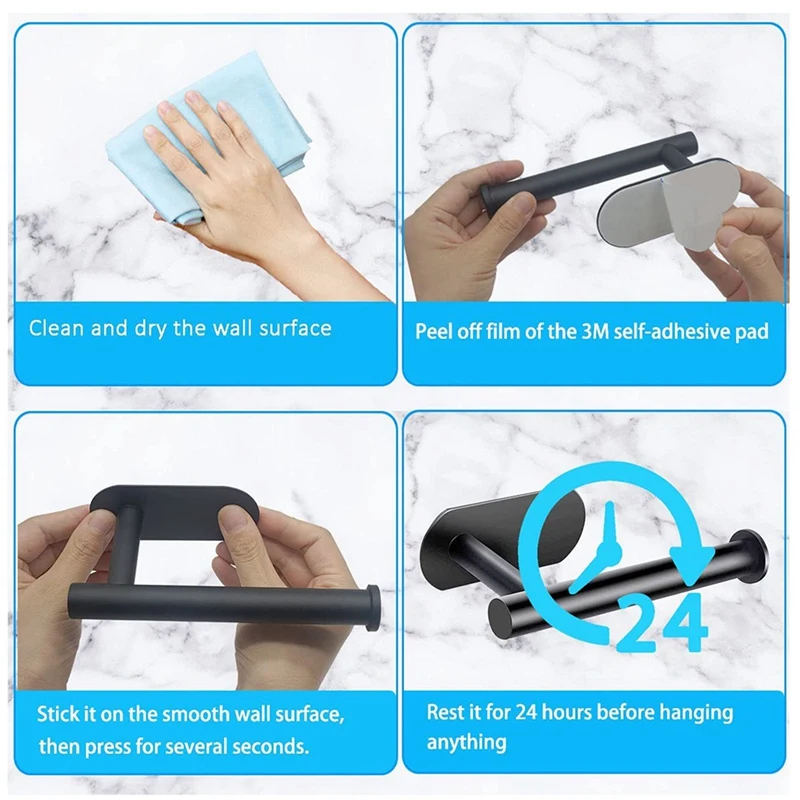 Акция! Держатель для туалетной бумаги самоклеящийся держатель 4 крючка без