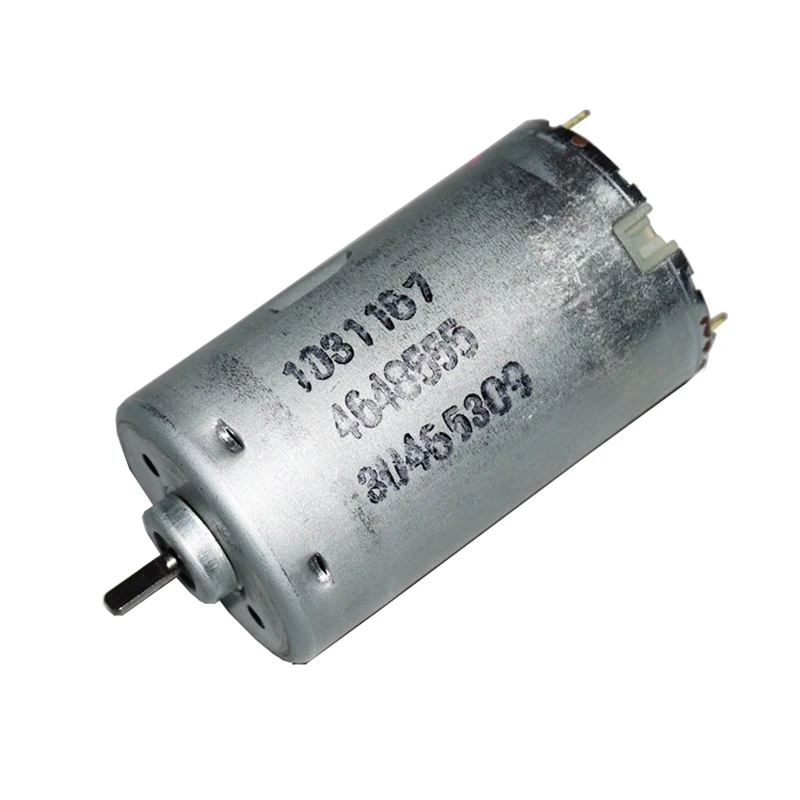 УГЛЕРОДНЫЙ щеточный двигатель Johnson 390, постоянный ток 5-12 В, средняя скорость, большой крутящий момент, двигатель 390, уборочная машина, двойной роликовый щеточный двигатель