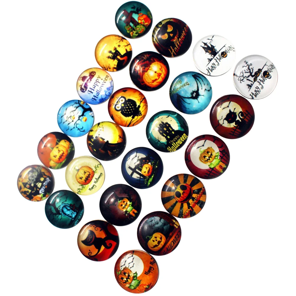 

Buttonsglasssewing Button Snap Crafts Flatback Round Decorative Pumpkindecor Scrapbooking Diy Assorted Style Clothing Jewelry