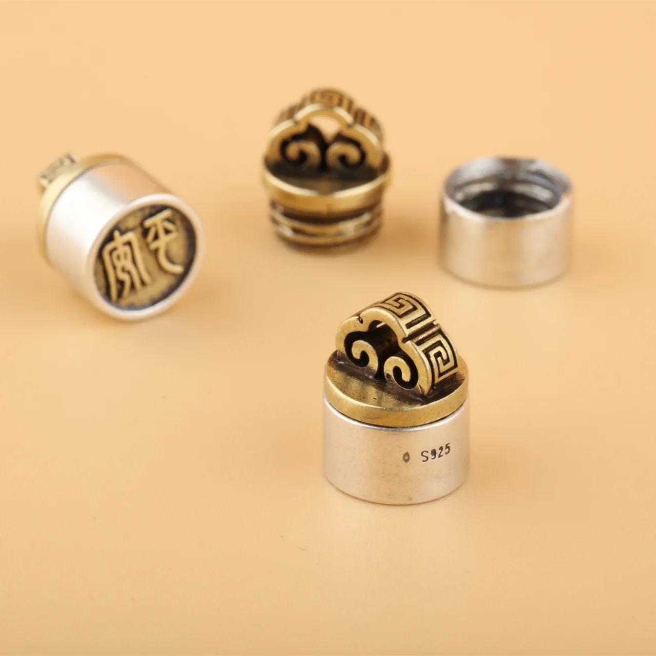 

Серебряное Ожерелье S925 с инкрустированными медными драгоценностями, открывается в винтажном стиле, подвеска с уплотнением, аксессуары «сд...