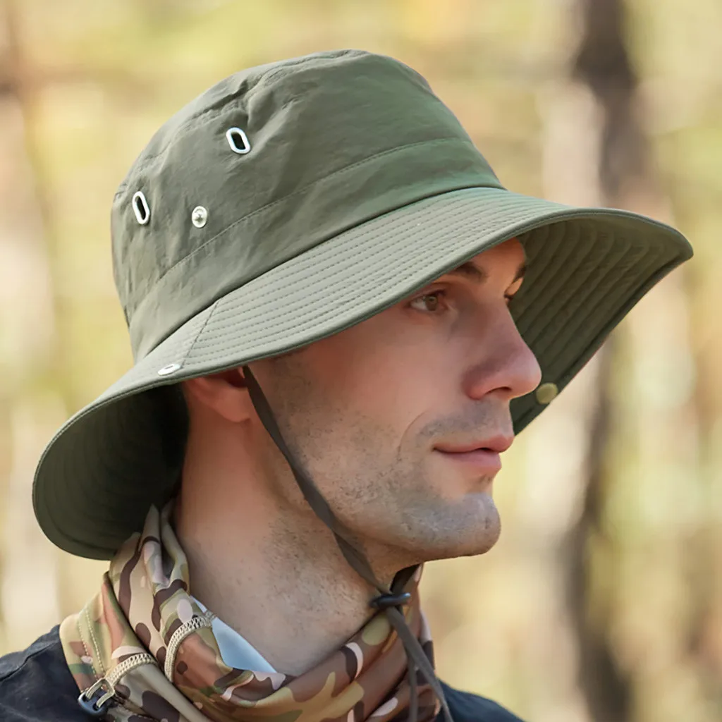 

Double-Sided Wear Fishing Hat Fisherman Cap For Boys/Girls Femme Summer Bucket Hats Women Men'S Panama Hat Hiking Camping Bone