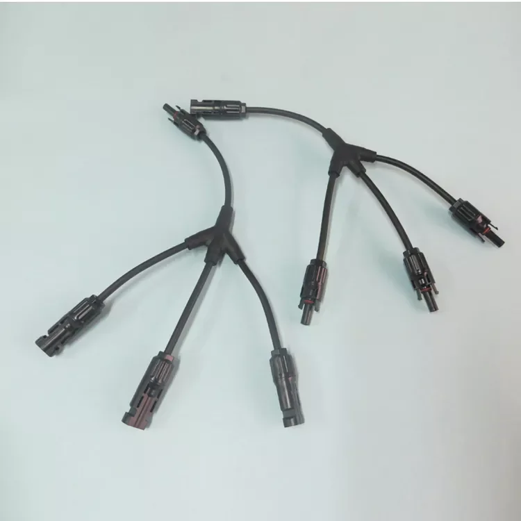 

1 Pair 3 Branch Solar Panels Connector Parallel Connection Branch 1 To 3 Type Male & Female Solar System Accessories