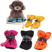 waterproof pet dog shoes anti slip rain snow boot thick warm for small cats dogs puppy dog socks booties