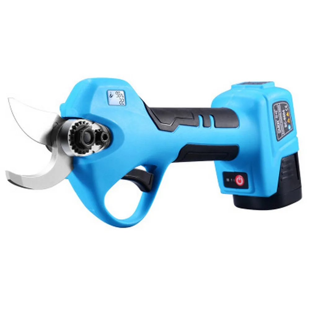 

28mm Electric Pruning Shears with LCD Screen Fruit Tree Pruning Shears Lithium Battery Cordless Garden Pruning Shears
