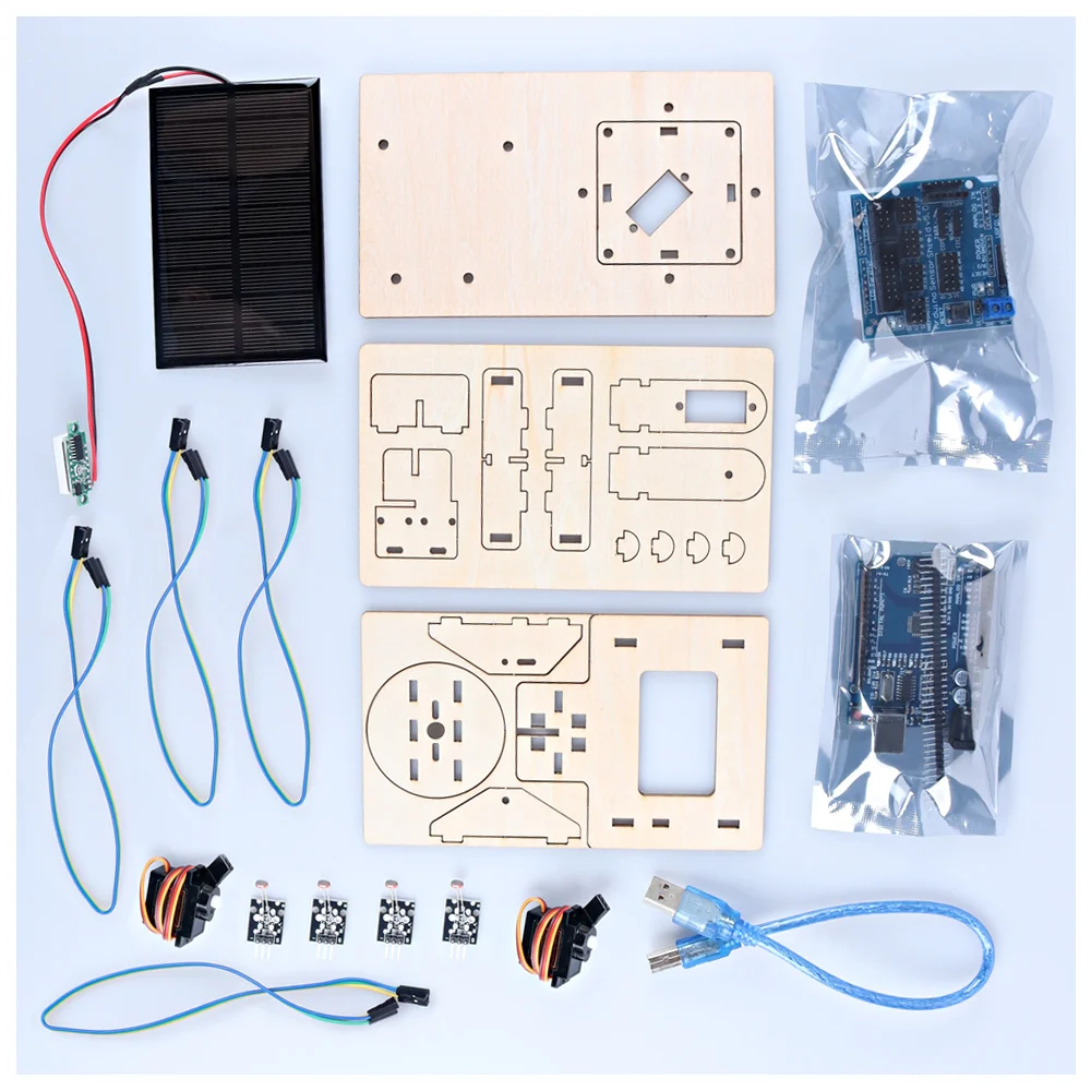 Полный стартовый комплект на солнечной батарее для Arduino отслеживание