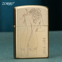 zorro craft lighters can be collected the lightboard windproof lighters sent to friends are fashionable and beautiful
