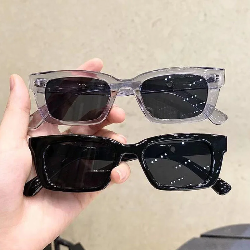 

2022 Fashion Small Sunglasses Woman Square Jelly Colors Frame Mirror Sun Glasses Female Brand Designer Vintage Oculos