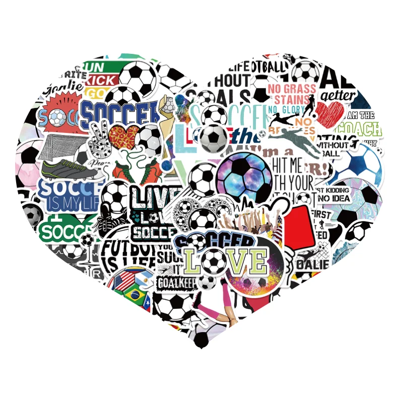 

Stationery stickers football graffiti stickers decorative suitcase notebook waterproof stickers