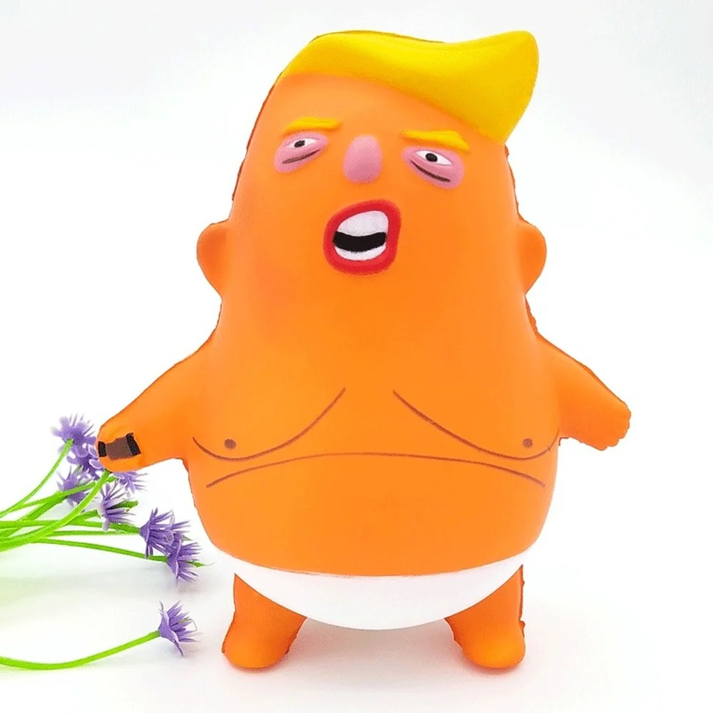 

Jumbo Squishy Funny Trump Doll PU Squishyes Slow Rising Cream Scented Fidget Toys Anti-Stress Squishies Stress Reliever Toy Gift