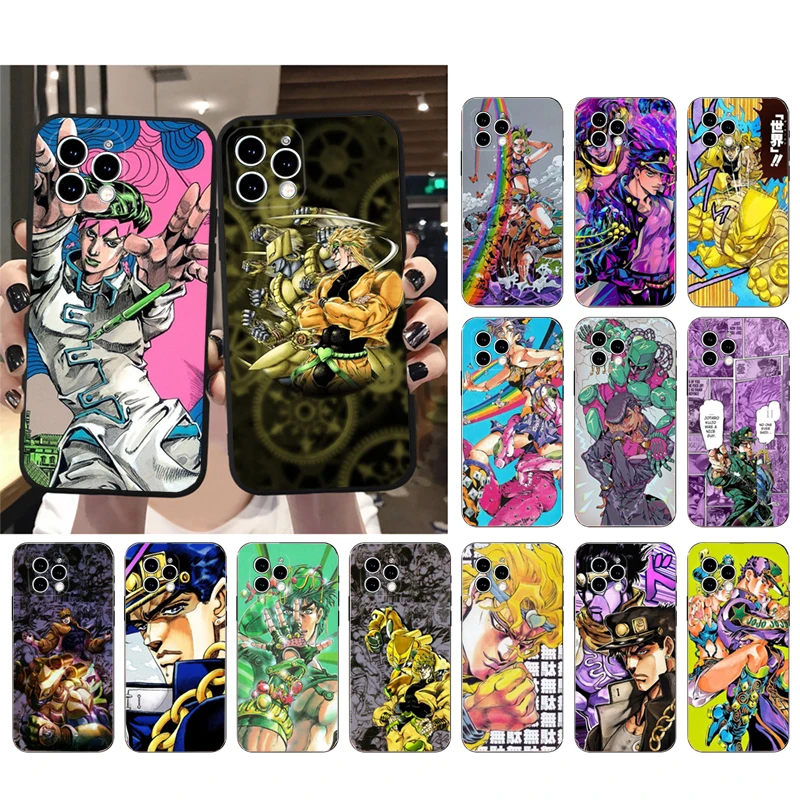 

Phone Case For iphone 14 Pro Max 13 12 11 Pro Max XS XR X 12mini 7 8 Plus SE JoJo's Bizarre Adventure Case Funda