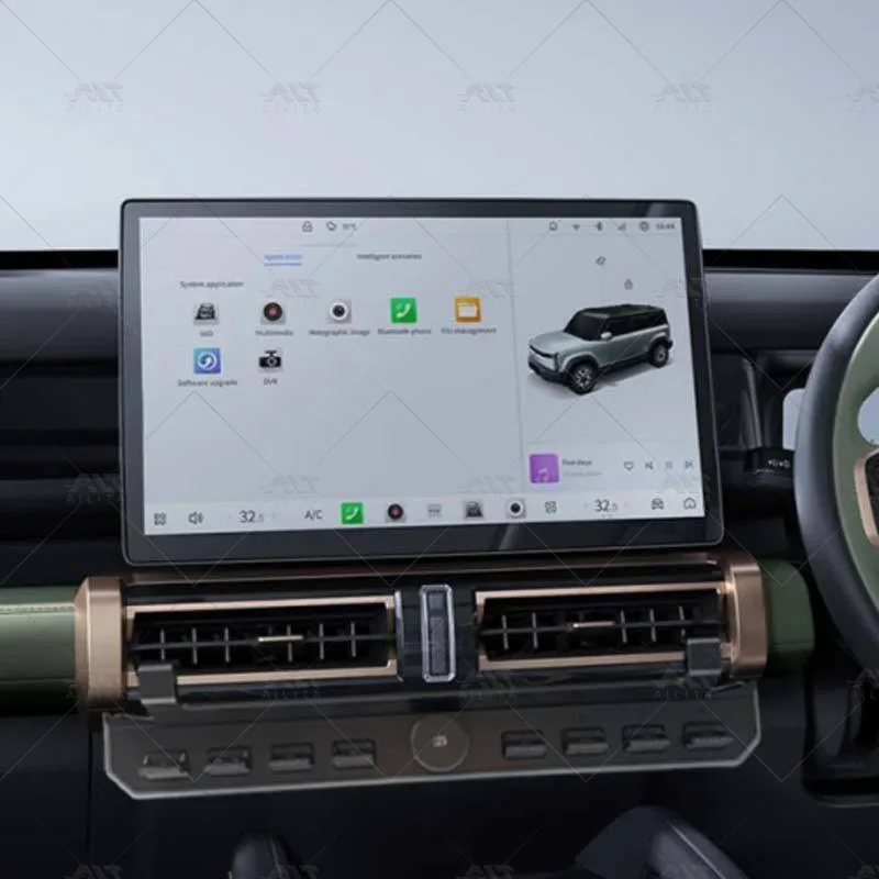 Фото Комплект для модернизации центральной консоли DOMENFor Chery Icar 03 Jaecoo J6 с физическими кнопками, аксессуары 2026 года, хит продаж №5