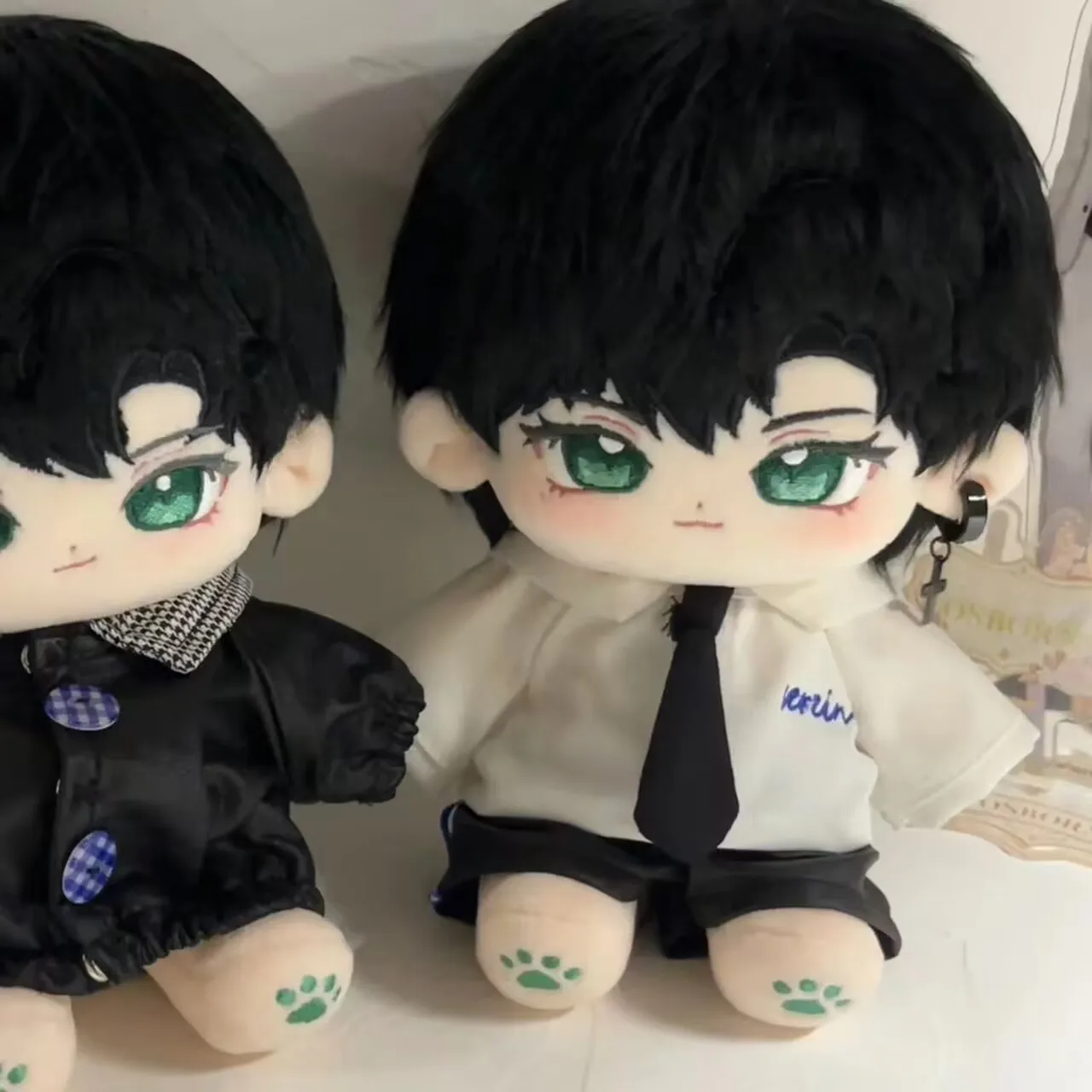 

Light and Night Xiao Yi Anime Game Cosplay Soft Plush Stuffed Body Dress Up Clothes Plushie Xmas Gift 20CM