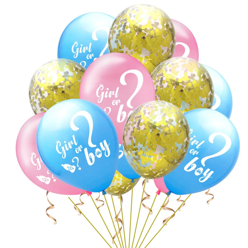 

Baby Boy Girl Gender Reveal Party Balloons Blue Pink Balloon Set Birthday Party Decorations Baby Shower Home DIY Event Supplies