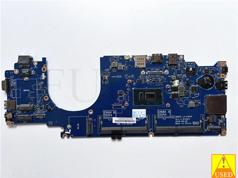 

Б/у материнская плата для ноутбука, Φ для Dell 5490, E5490 с SR3W0, LA-F401P GM, 100%, хорошо протестирована