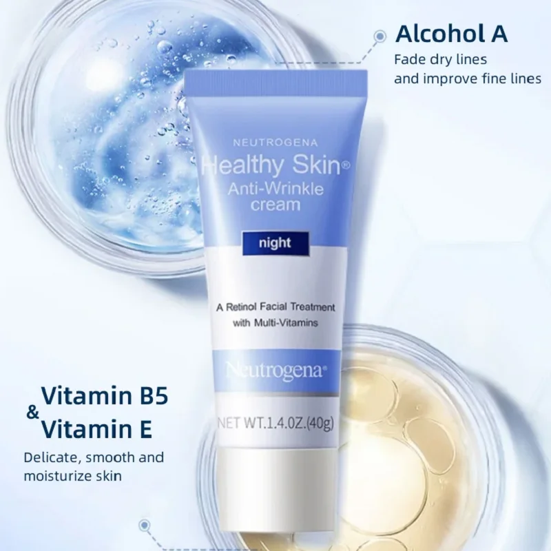 

Neutrogena Retinol Night Cream Alcohol A Anti-aging Anti-wrinkle Sleeping Facial Cream Moisturizing Firming Smoothing Skin 40g